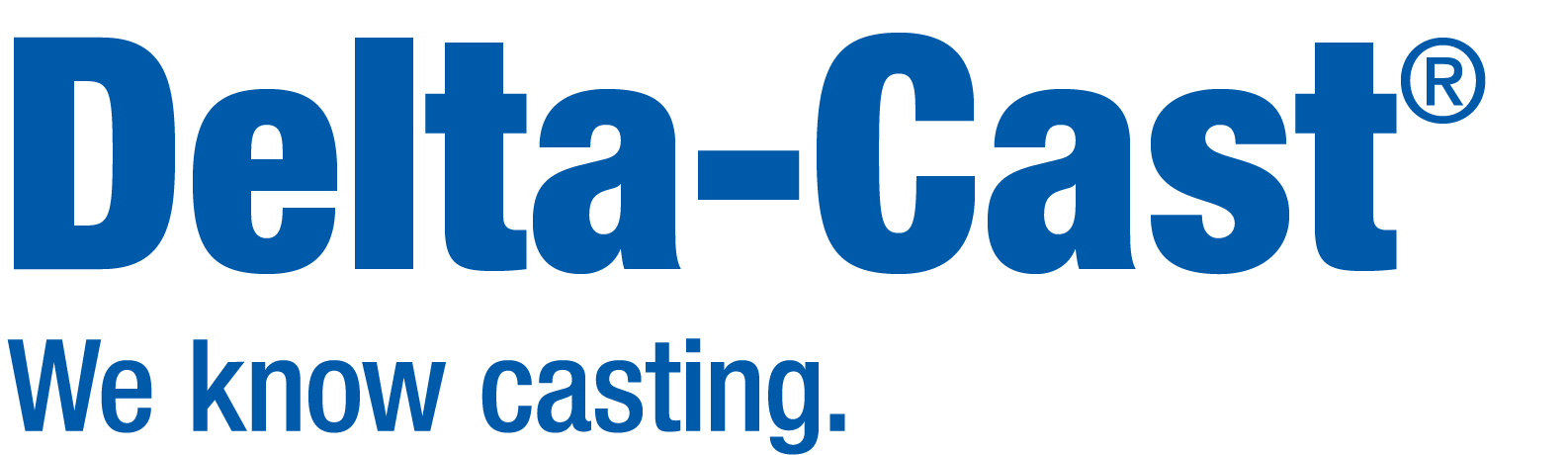 Delta-Cast logo with tagline